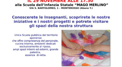 OPEN DAY SCUOLA DELL’INFANZIA MAGO MERLINO